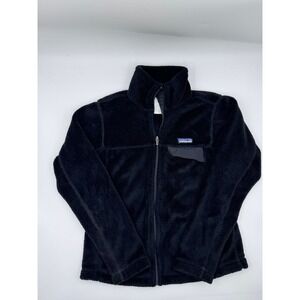 Patagonia Womens Vintage Full Zip Black Fleece Jacket